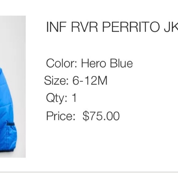 The NORTH FACE infant reversible jacket Size:6-12M - Picture 6 of 7